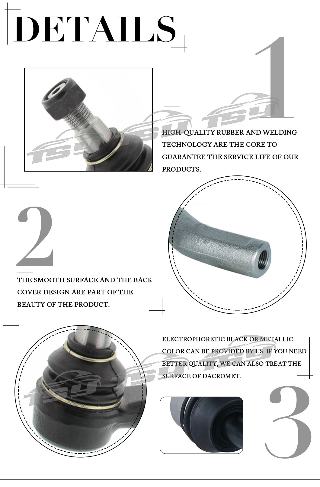 Good Price Chassis Parts OE 31476416 Tie Rod End for Volvo